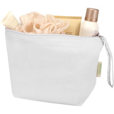 Logo trade promotional gift photo of: Odisha 180 g/m² OCS organic large accessory pouch 3L