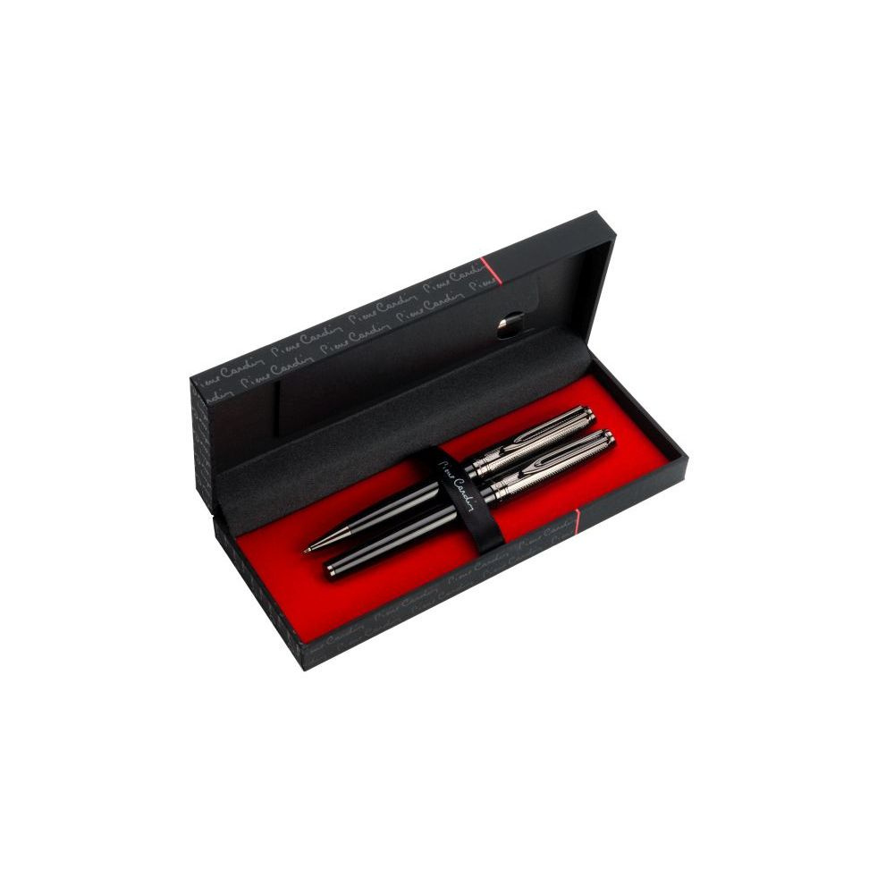 Logo trade promotional giveaways picture of: Writing set with ballpoint pen and fountain pen ODETTE Pierre Cardin