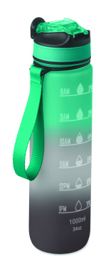 Logo trade promotional products image of: Sports water bottle RPET 1L