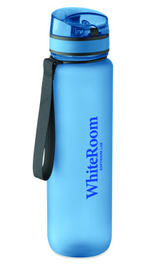 Logo trade promotional giveaways picture of: Sports water bottle RPET 1L