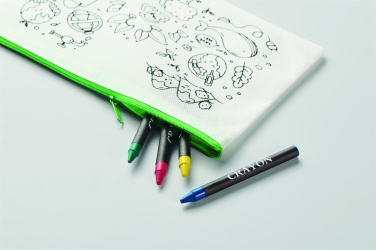 Logotrade promotional items photo of: Pencil case with 4 crayons