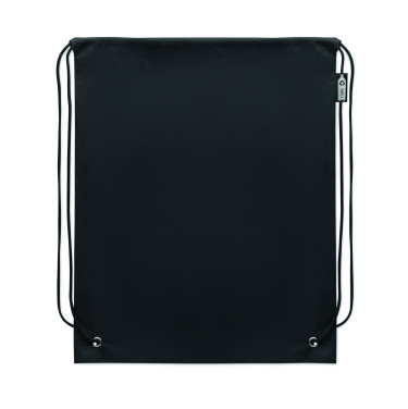 Logo trade advertising product photo of: Drawstring bag RPET non-woven