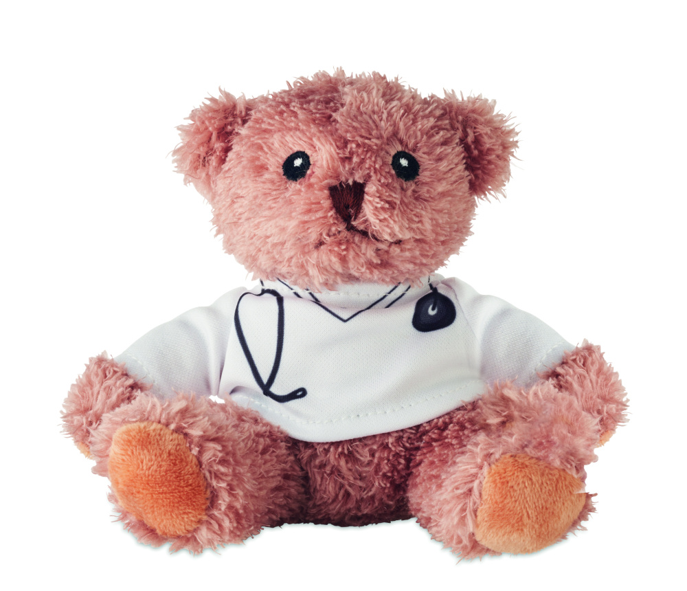 Logo trade corporate gift photo of: Teddy bear plush doctor