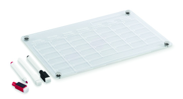 Logo trade promotional gifts image of: Magnetic acrylic planner