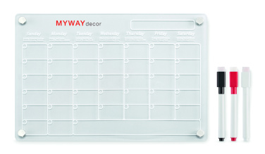 Logo trade promotional product photo of: Magnetic acrylic planner