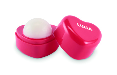 Logotrade promotional gifts photo of: Heart shape vegan lip balm