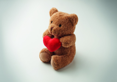 Logotrade corporate gift picture of: Teddy bear with heart 23cm