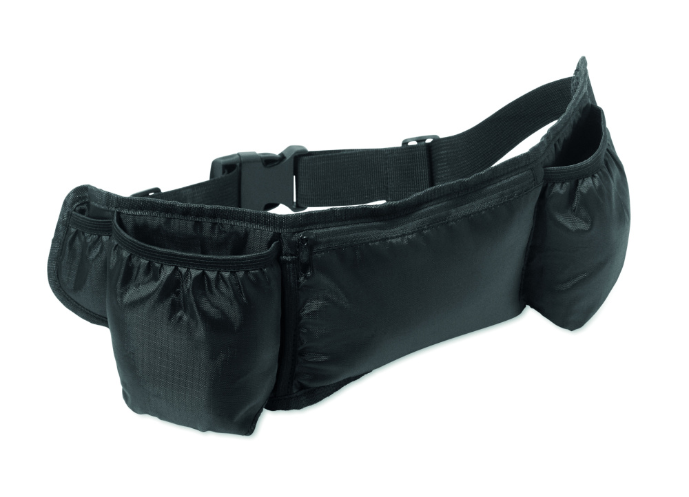 Logo trade promotional items image of: Sports waist bag 420D RPET