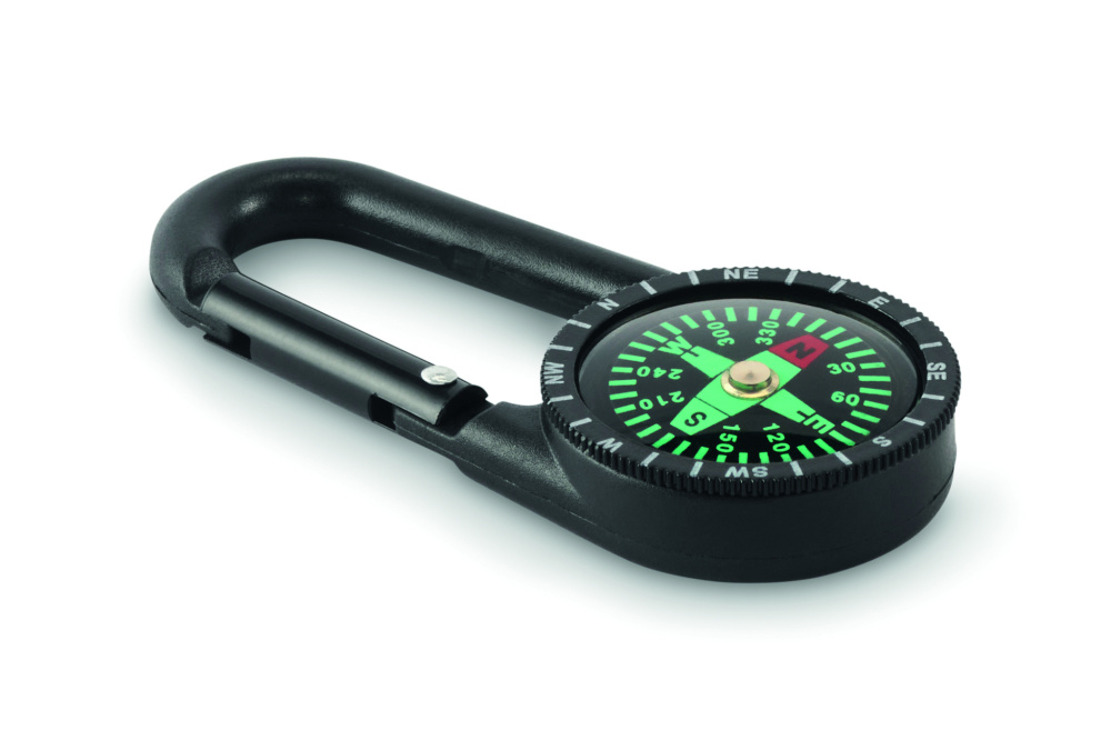 Logotrade corporate gift image of: Outdoor compass with carabiner