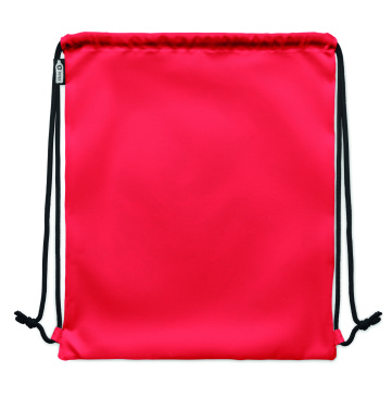 Logotrade promotional gift picture of: Large drawstring bag 300D RPET