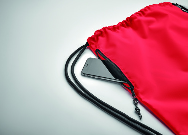 Logo trade advertising products picture of: Large drawstring bag 300D RPET