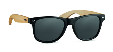 Logo trade promotional giveaways image of: Sunglasses with bamboo arms RAKVERE