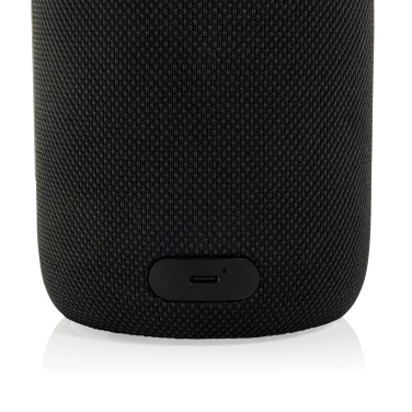 Logo trade promotional gifts image of: Lux RCS recycled plastic 10W speaker lamp