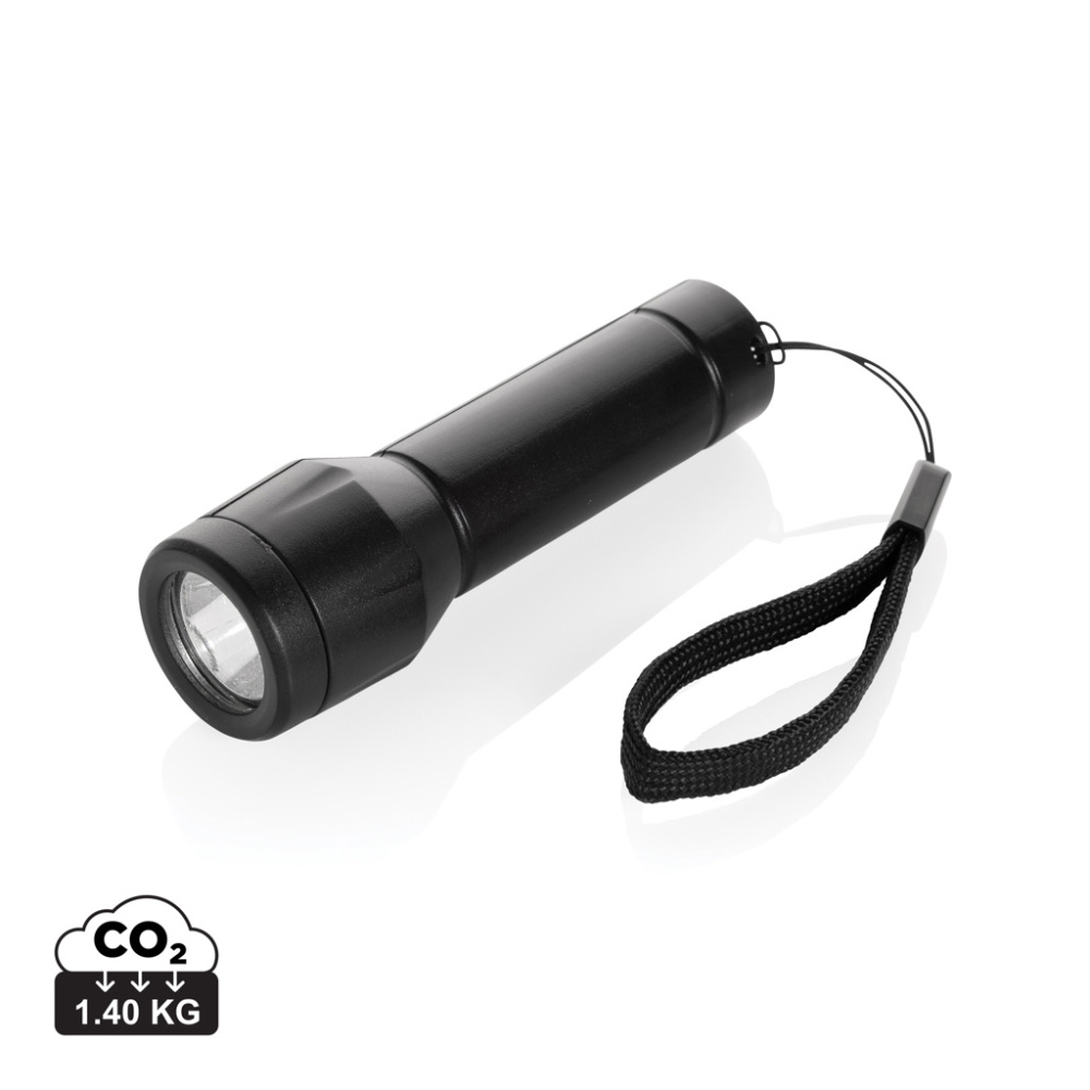 Logotrade advertising product image of: Flara RSC recycled plastic USB-rechargeable torch
