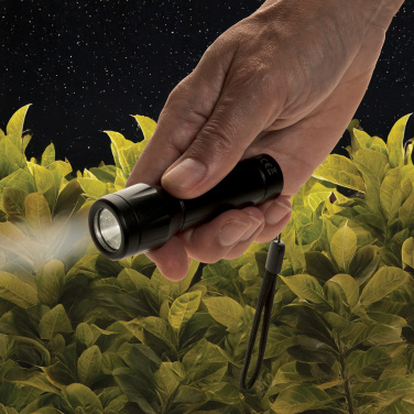 Logo trade business gift photo of: Flara RSC recycled plastic USB-rechargeable torch