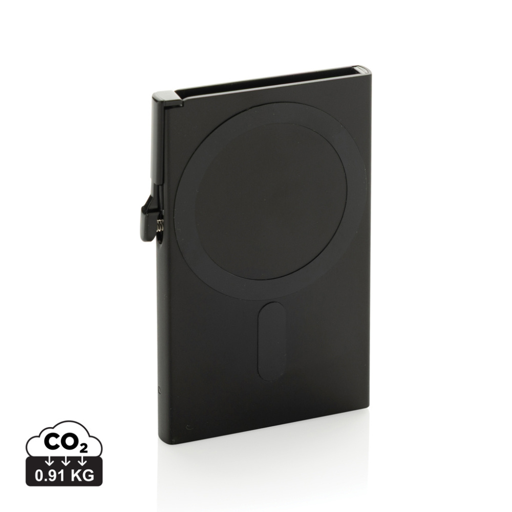 Logo trade promotional merchandise image of: Standard aluminium RFID magnetic phone cardholder