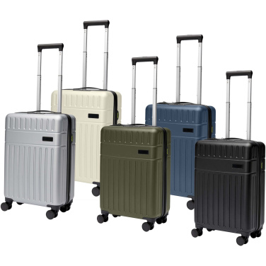 Logotrade promotional gift picture of: Rover 20" GRS recycled cabin trolley 40L