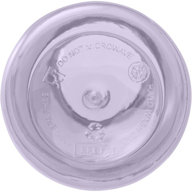 Logo trade promotional item photo of: Oregon 400 ml RCS certified recycled plastic water bottle with carabiner