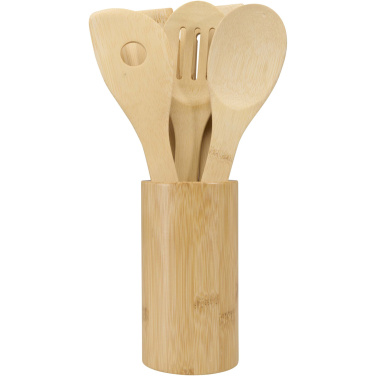 Logo trade promotional giveaways picture of: Tala bamboo kitchen tool set