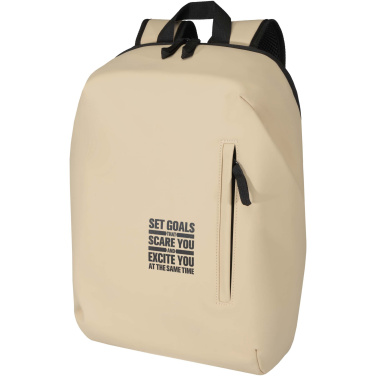 Logo trade promotional merchandise picture of: Resi Plus 15" GRS recycled anti-theft backpack 18L