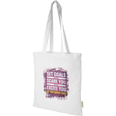 Logo trade business gift photo of: Odisha 140 g/m² OCS organic tote bag 7L 