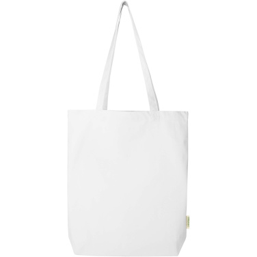Logotrade promotional gift picture of: Odisha 180 g/m² OCS organic wide bottom tote bag 11L 