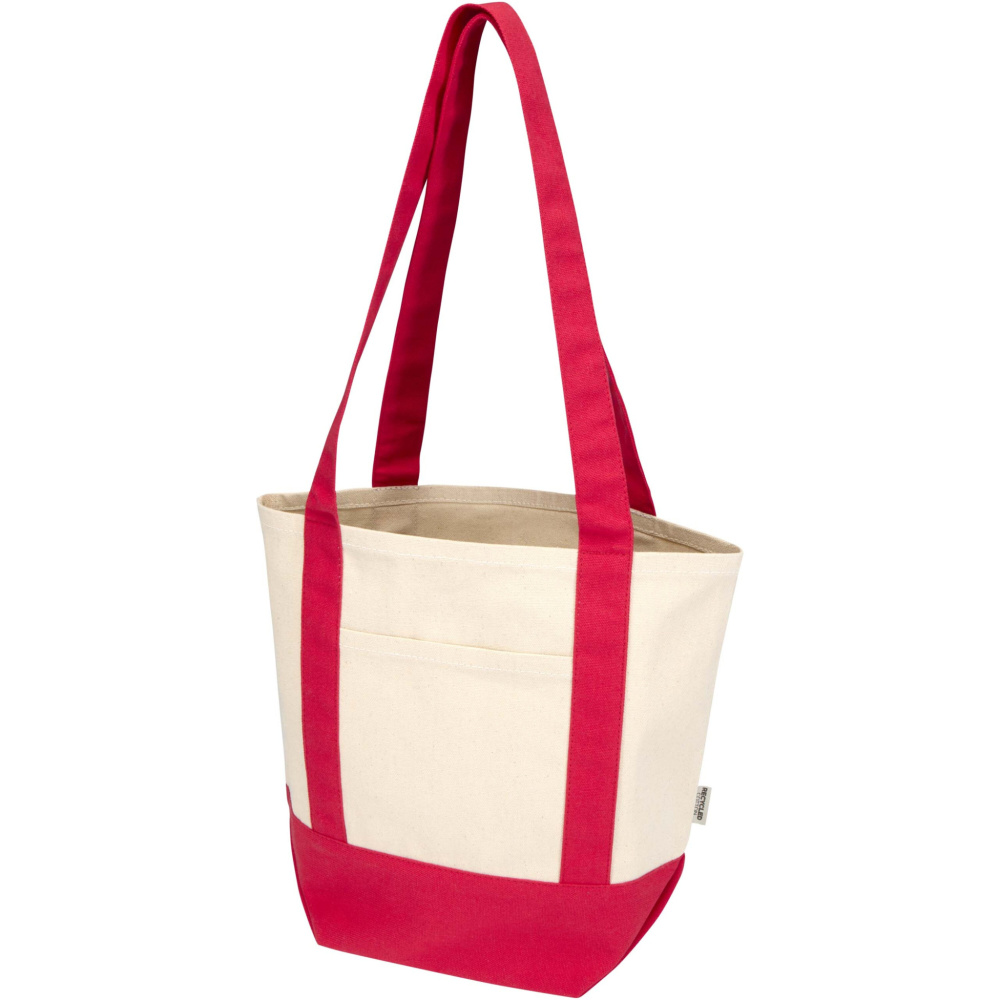 Logo trade promotional items image of: Sam 320 g/m² GRS recycled mini cotton tote bag