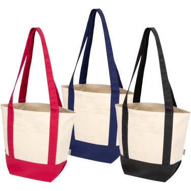 Logo trade promotional products image of: Sam 320 g/m² GRS recycled mini cotton tote bag