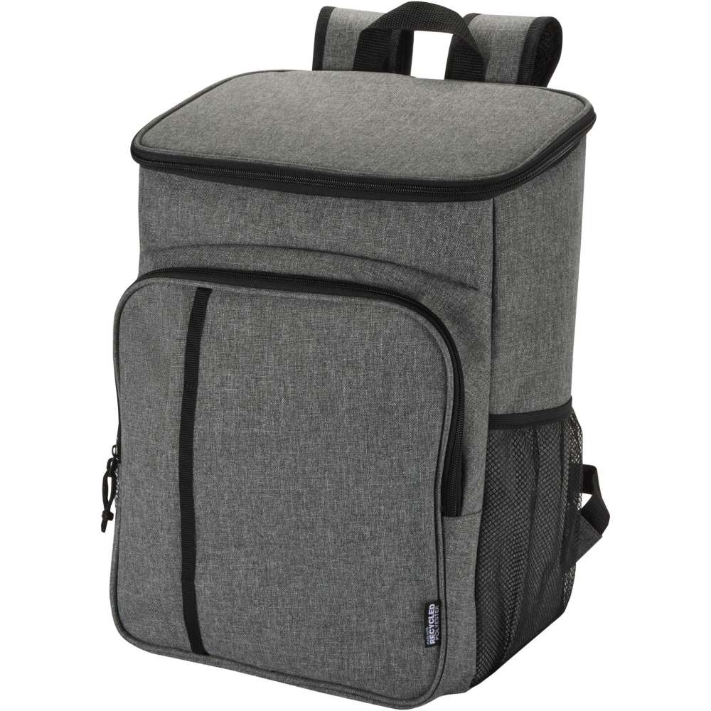 Logotrade promotional merchandise image of: Tundra GRS recycled picnic cooler backpack with cutlery set 20L