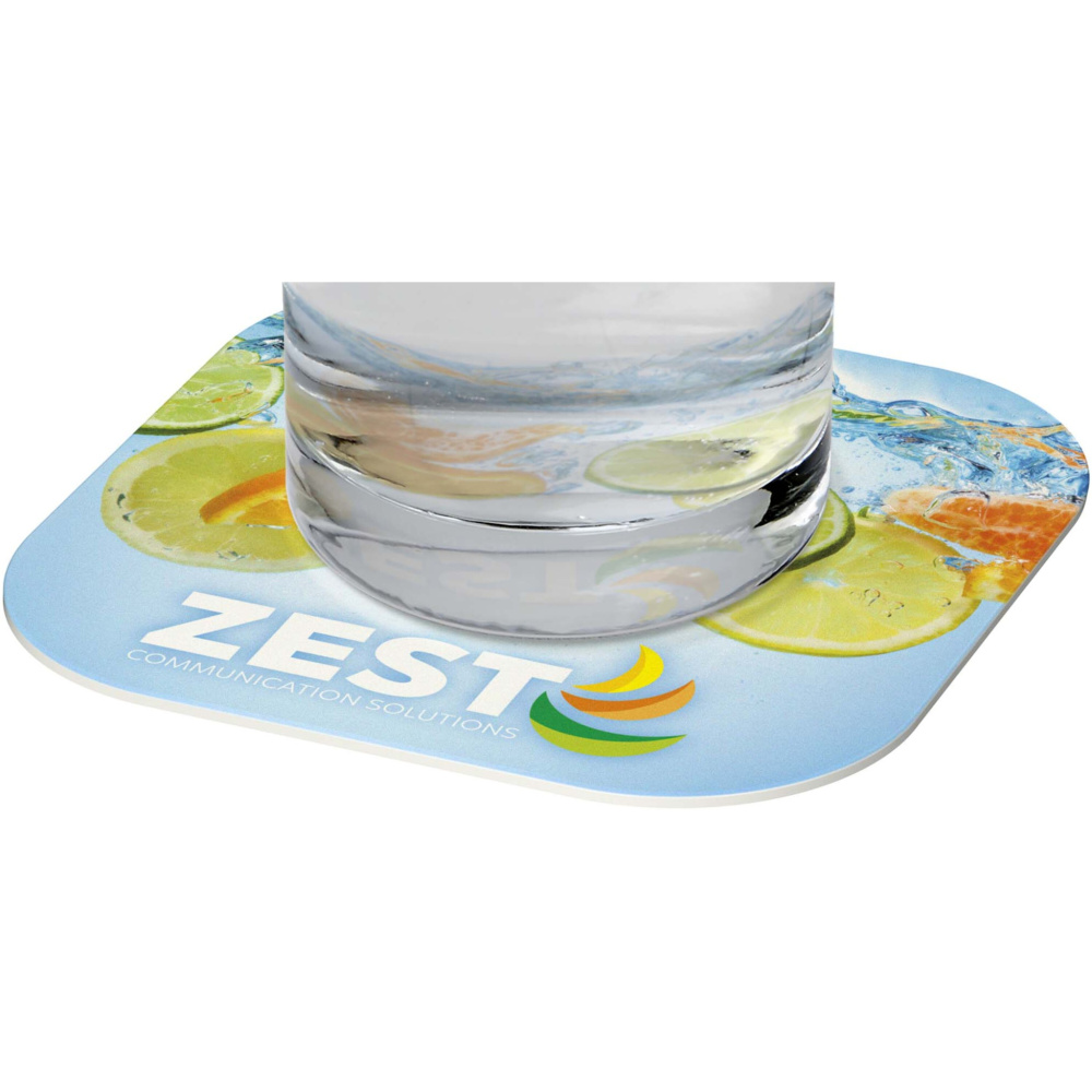 Logo trade corporate gift photo of: Lumin square coaster