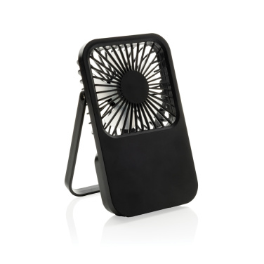 Logotrade promotional items photo of: Aervina RCS recycled plastic re-chargeable desk fan