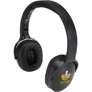 Logotrade business gift image of: Ancha recycled plastic over-ear wireless Bluetooth® headset