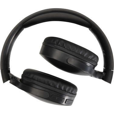 Logo trade business gift photo of: Ancha recycled plastic over-ear wireless Bluetooth® headset