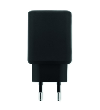 Logotrade advertising product image of: EU 2-pole wall adapter/charger