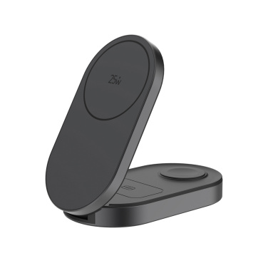 Logo trade business gift photo of: Quantum ultra-fast 3-in-1 25W Foldable Wireless Charger