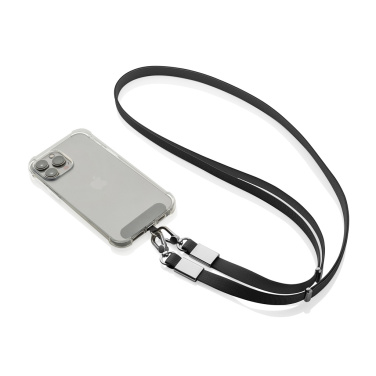 Logo trade promotional products picture of: Nivo RCS recycled PET Crossbody lanyard