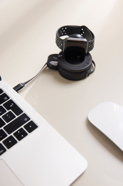 Logotrade promotional gift picture of: VINGA Baltimore RCS 2-in-1 Wireless 15W Travel Charger