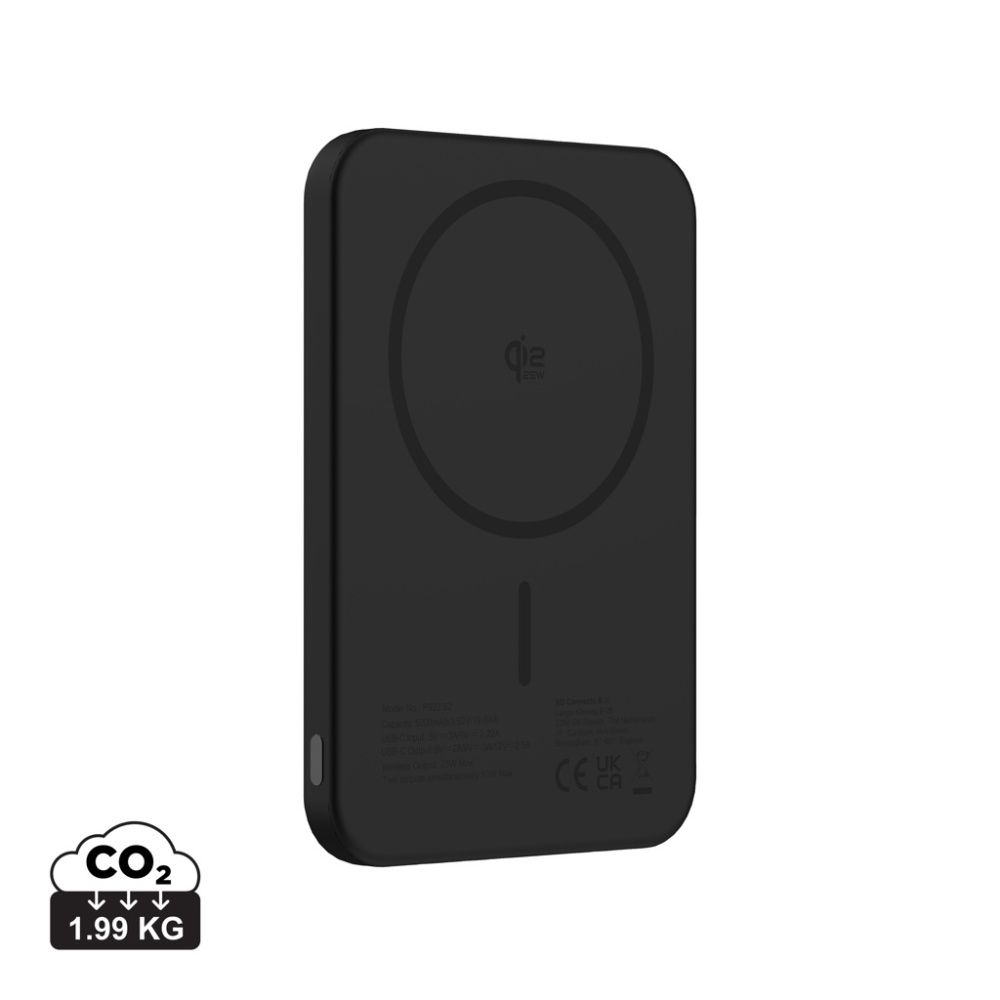 Logo trade promotional gifts image of: Urban Vitamin Pomona 5000mAh Qi2.2 25W magnetic powerbank