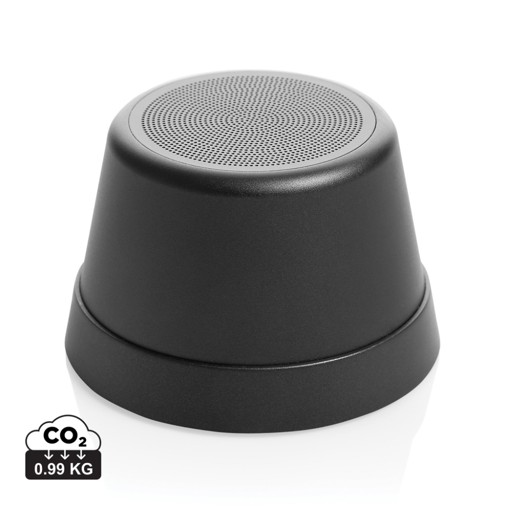 Logo trade corporate gifts image of: Nivio RCS recycled aluminum magnetic 5W Speaker