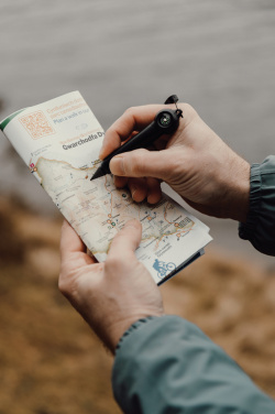 Logo trade advertising product photo of: Nordic Drift Trial RCS Portable Infinity Pocket Pen W Compas