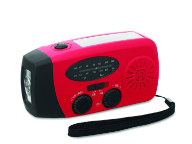 Logotrade promotional products photo of: Portable radio SOS with LED torch