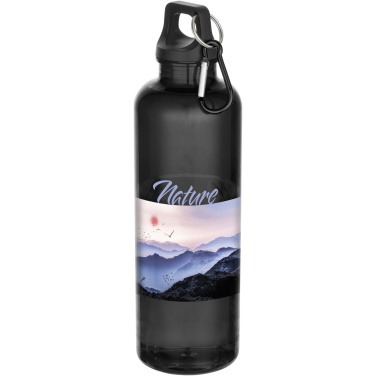 Logo trade promotional gift photo of: Oregon 750 ml RCS recycled plastic water bottle with carabiner