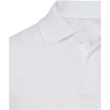 Logo trade corporate gifts picture of: Graphite 180 g/m² short sleeve unisex OCS organic polo