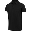 Graphite 180 g/m² short sleeve unisex OCS organic polo, Black