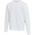 Jasper 280 g/m² unisex OCS organic recycled crewneck sweater, White