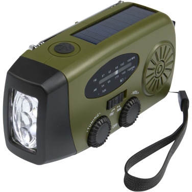 Logotrade corporate gift image of: Avior RCS recycled plastic emergency radio