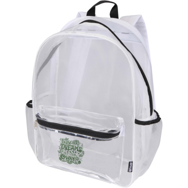 Logo trade corporate gifts image of: Mesh GRS recycled backpack 18L
