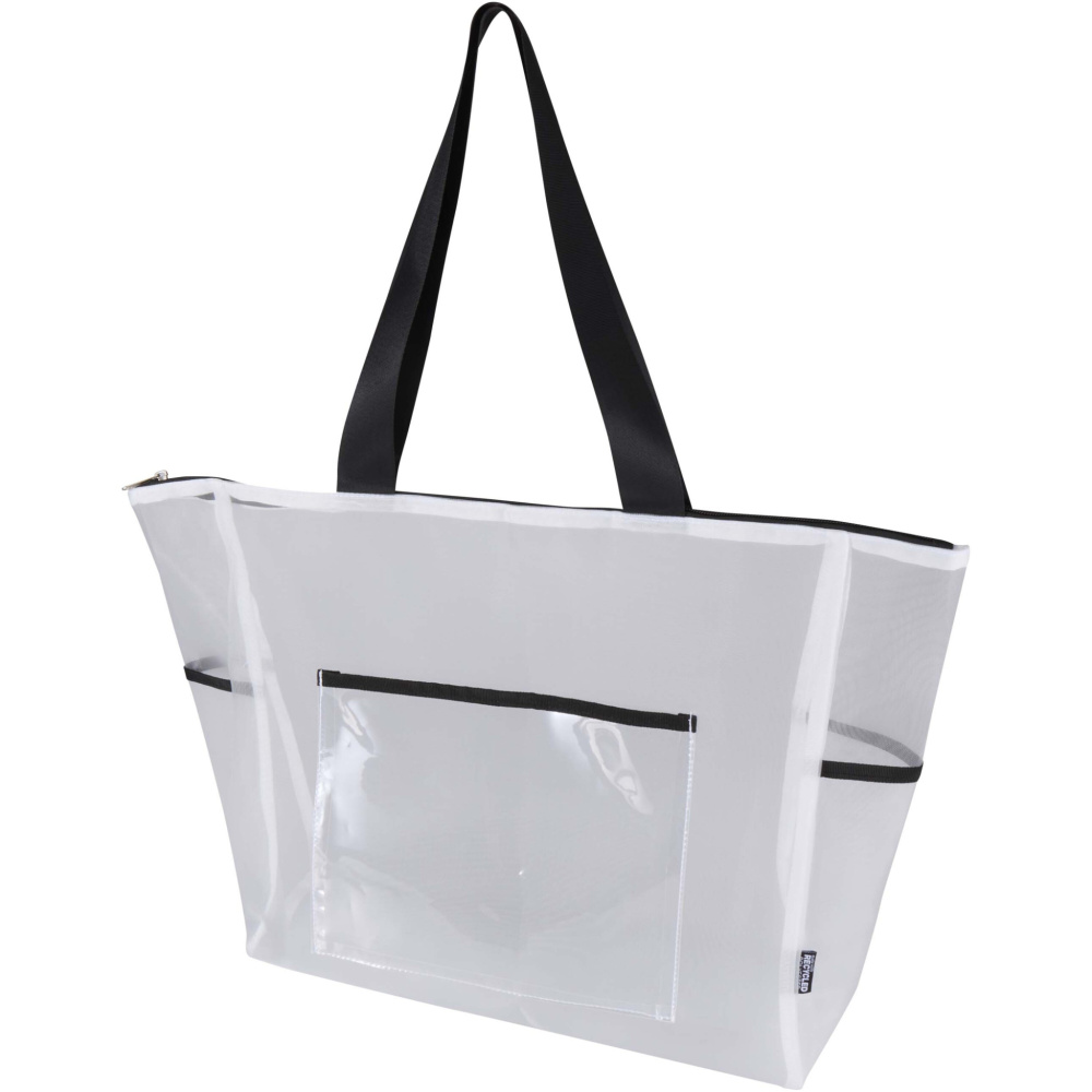 Logo trade advertising products image of: Mesh GRS recycled tote bag 23L