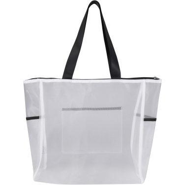 Logo trade corporate gifts image of: Mesh GRS recycled tote bag 23L