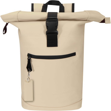 Logotrade corporate gift image of: Resi Plus GRS recycled rectangle charm keychain